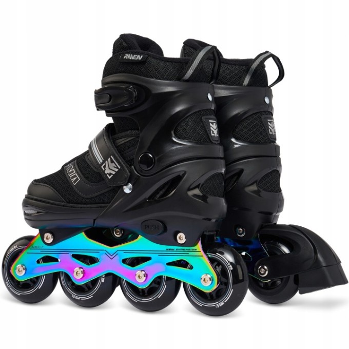 2-in-1 Inline skates Raven Drill Black-Sale! Last items in stock!