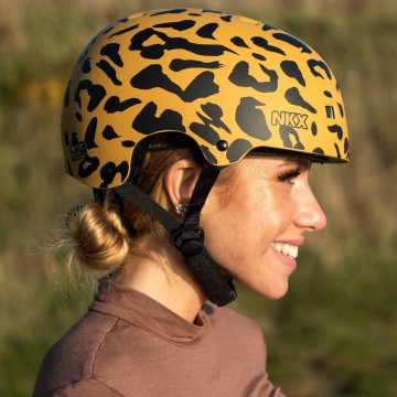 Шлем NKX Brain Saver Leopard -В наличии по супер цене!