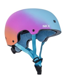 Шлем NKX Brain Saver Rainbow Fade