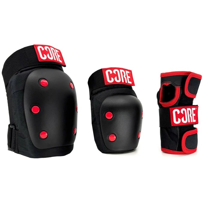 CORE Skate Pads 3-Pack | Polvi-, kyynär- ja rannesuojat