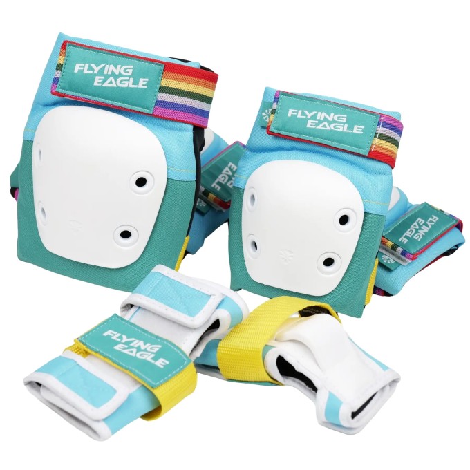 FlyingEagle Valiant Kids Protective Pads Set (S|Blue)