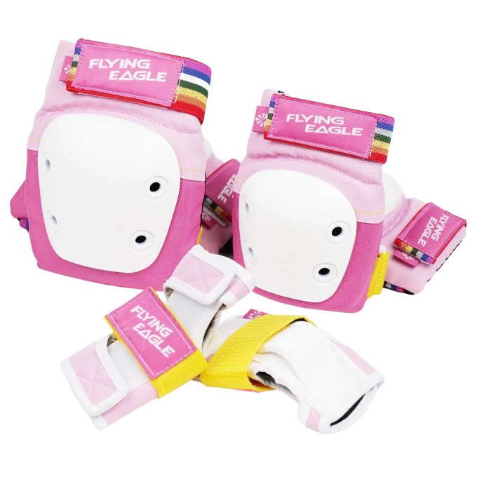 FlyingEagle Valiant Kids Protective Pads Set (S|Pink)