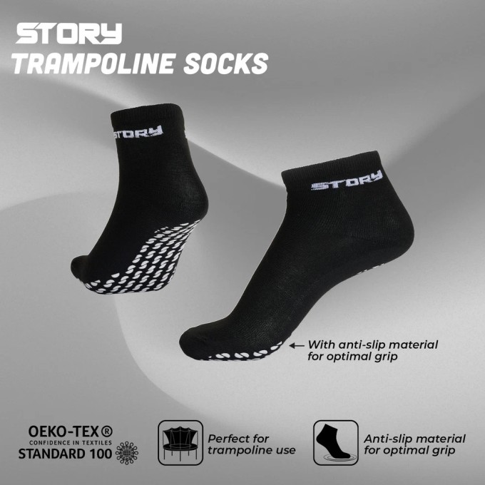 Trampoliinisukat trampoliinipotkulaudoille | Mukavat ja joustavat