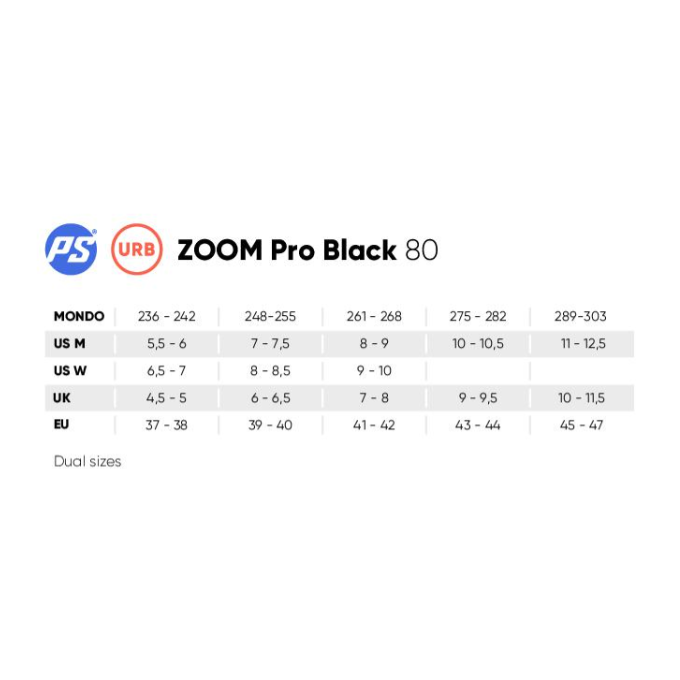 Powerslide Zoom Pro Black 80 – городские ролики 4 × 80 мм