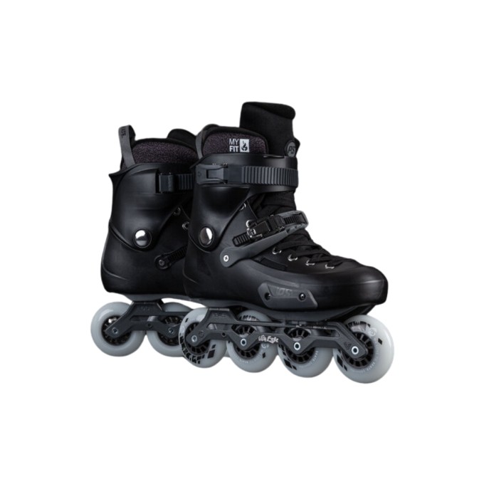 Powerslide Zoom Pro Black 80 – pilsētas skrituļslidas, 4 × 80 mm