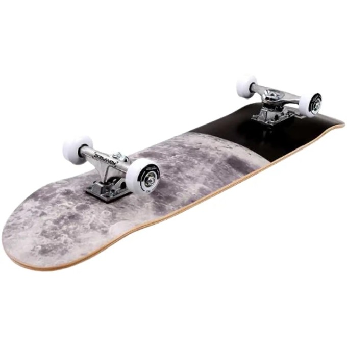 Rampage Moonscape Complete Skateboard (8"|Black)