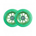River Naturals Glide Pro Scooter Wheels 2-Pack (110mm|Emerald)