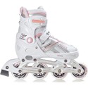 2-in-1 Inline Skates Raven Pulse White/Pink