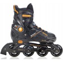 Rulluisud 2-in-1 Raven Pulse Black/Orange reguleeritava suurusega