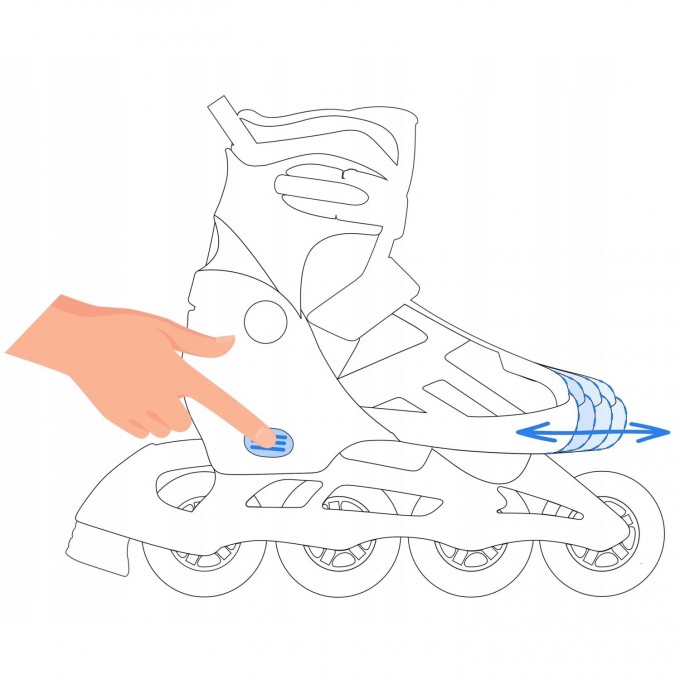 Inline Skates Raven Advance BIG WHEELS Black-Fast delivery!