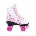 Quad Roller Skates Raven Trista White/Pink with adjustable size
