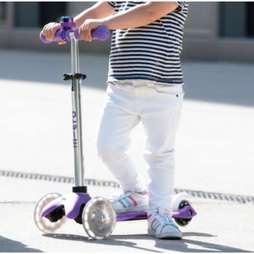 Micro Mini Deluxe Fairy Glitter LED-Трехколесный самокат для детей!