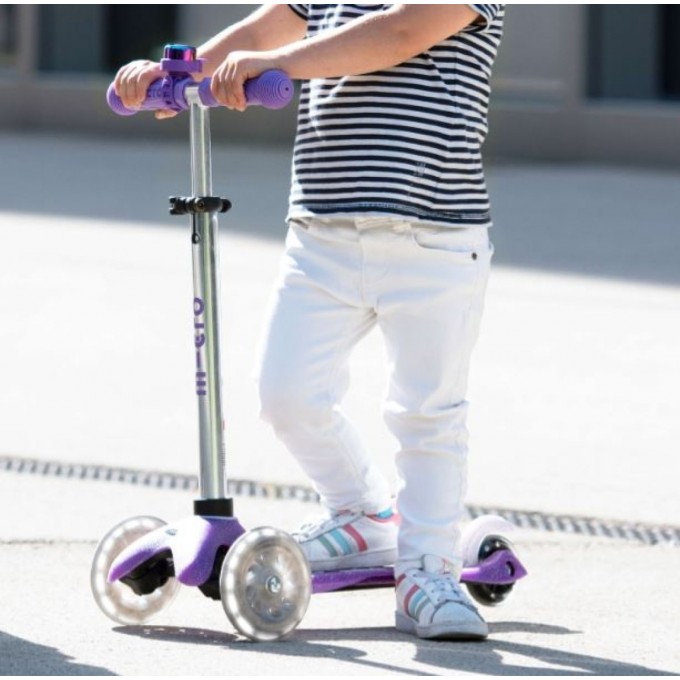 Micro Mini Deluxe Fairy Glitter LED-Трехколесный самокат для детей!