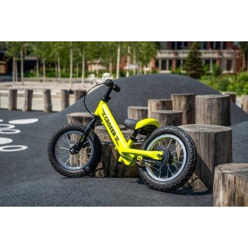 Balance Bike Croxer Leox Lime pumped wheels, handbreak