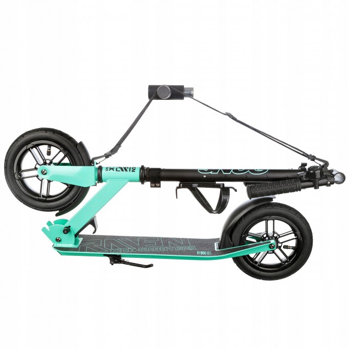 Air wheel scooter Snug Black 200mm