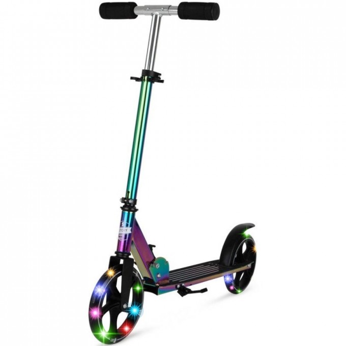 Kokkupandav Story Lux Foldable Commuter-LED ratastega tõukeratas.Laos!