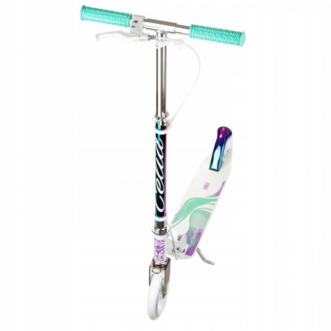 Kick scooter Raven Celia White 145mm with handbrake